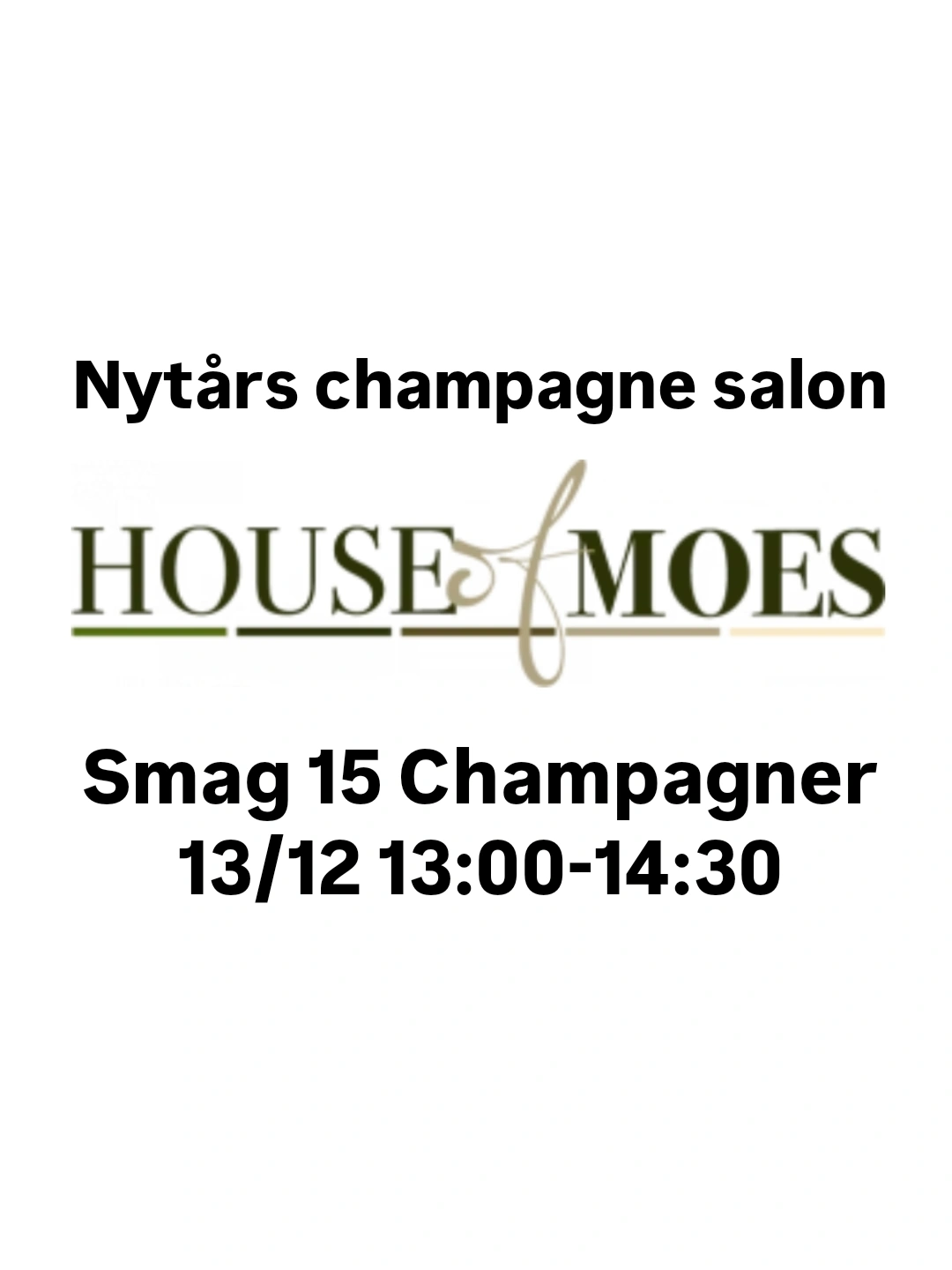 NYTÅRS CHAMPAGNE SALON VINBAR NO 43